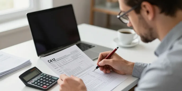 calcul acompte tva ca12